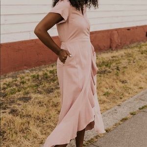 Roolee Ruffle Maxi Dress